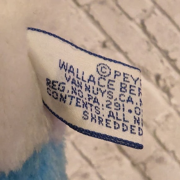 Vintage 1981 Smurfette Smurf Peyo Wallace Berrie & Co. Stuffed Plush Toy 10" - Picture 9 of 10